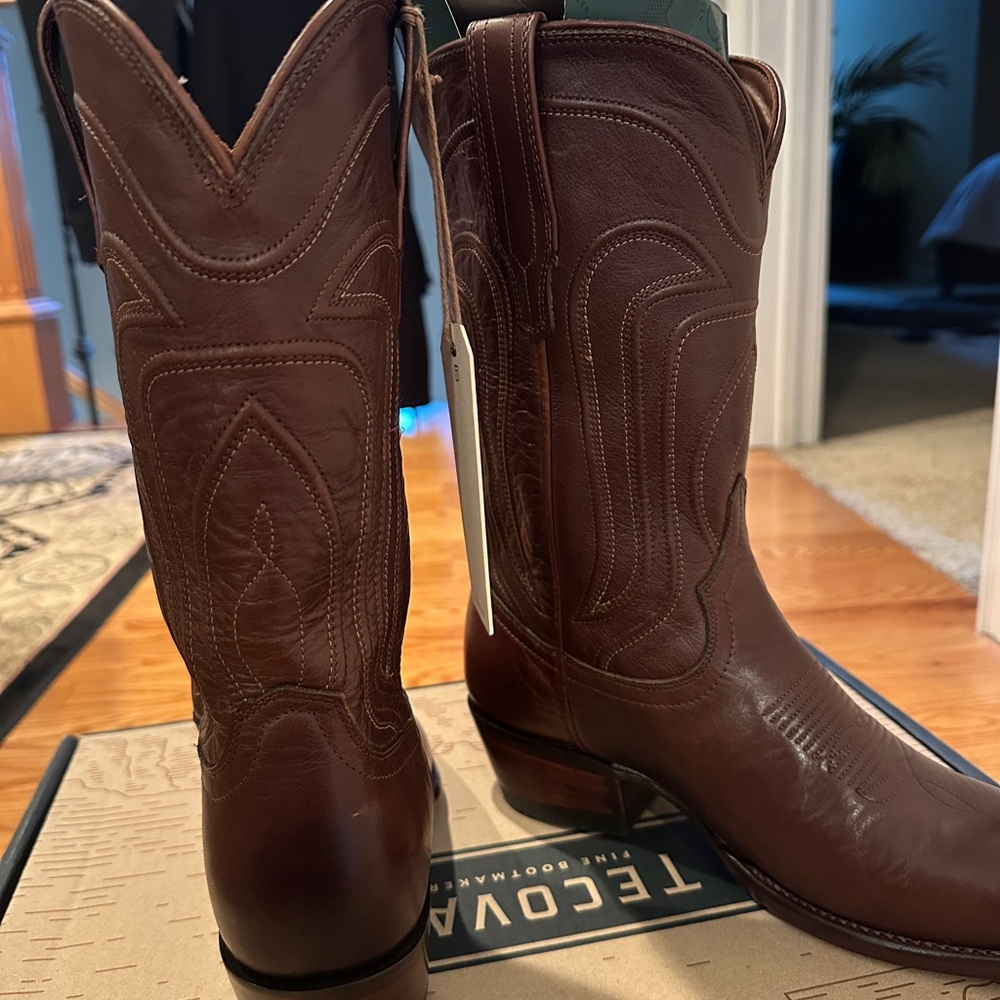Tecovas Rich Brown Western Boots - Picture 5 of 6